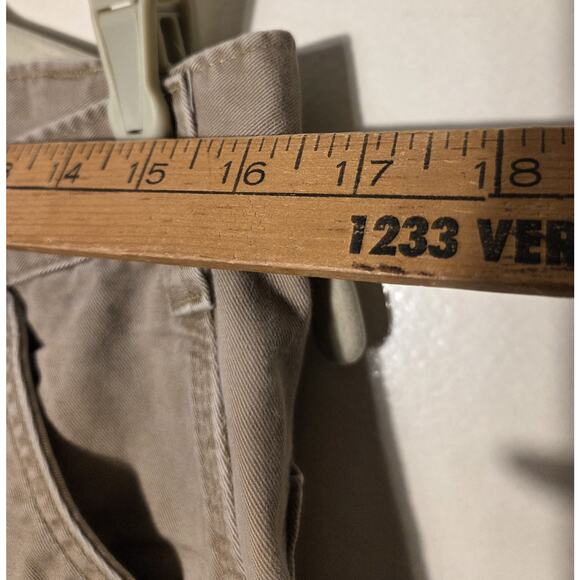 Carhartt Pants Mens 34x30 Khaki Tan Relaxed Fit Carpenter BNO324 Streetwear Work - Picture 9 of 10